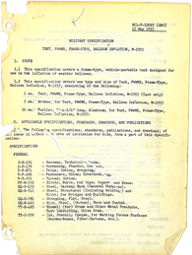 Scan of the cover sheet for the MIL-T-12685 specification.